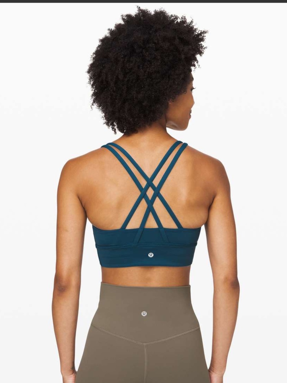 Lululemon Energy Longline Bra Night Diver Size 8